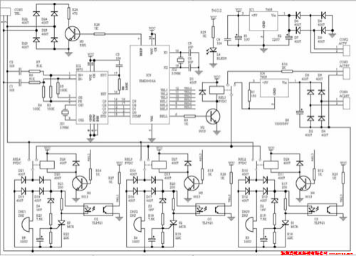 PIC單片機(jī)控制的電話小總機(jī) PIC單片機(jī)控制的電話小總機(jī)
